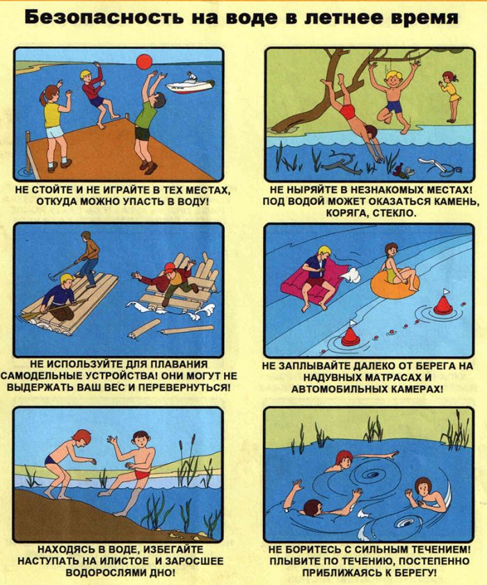  Безопасность на воде в летнее время